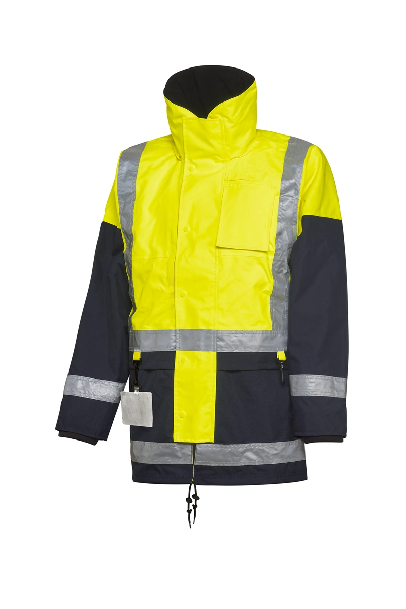 Robuck Hokitika Day/Night Jacket Yellow/Navy NZ | Leedsafe